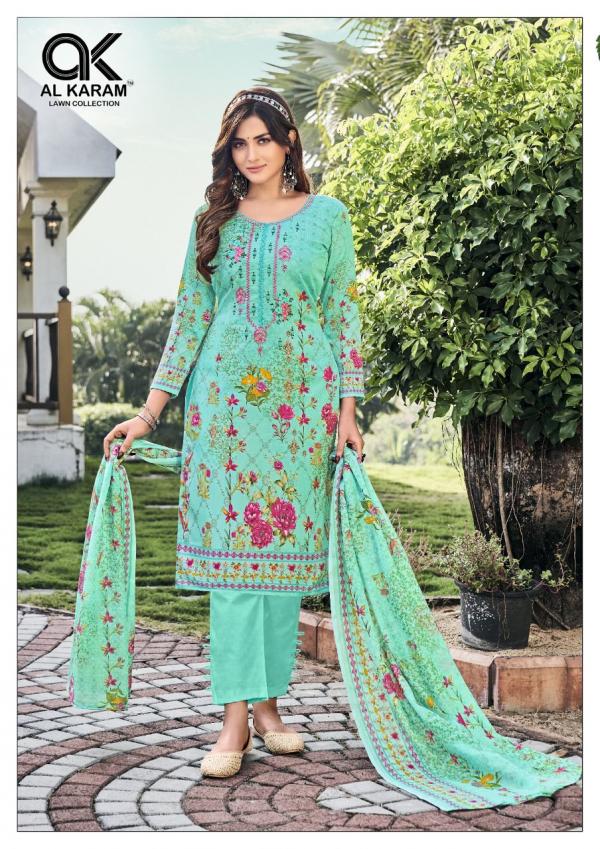 Al Karam Gulfam Vol-1 Cotton Embroidered Dress Material Collection